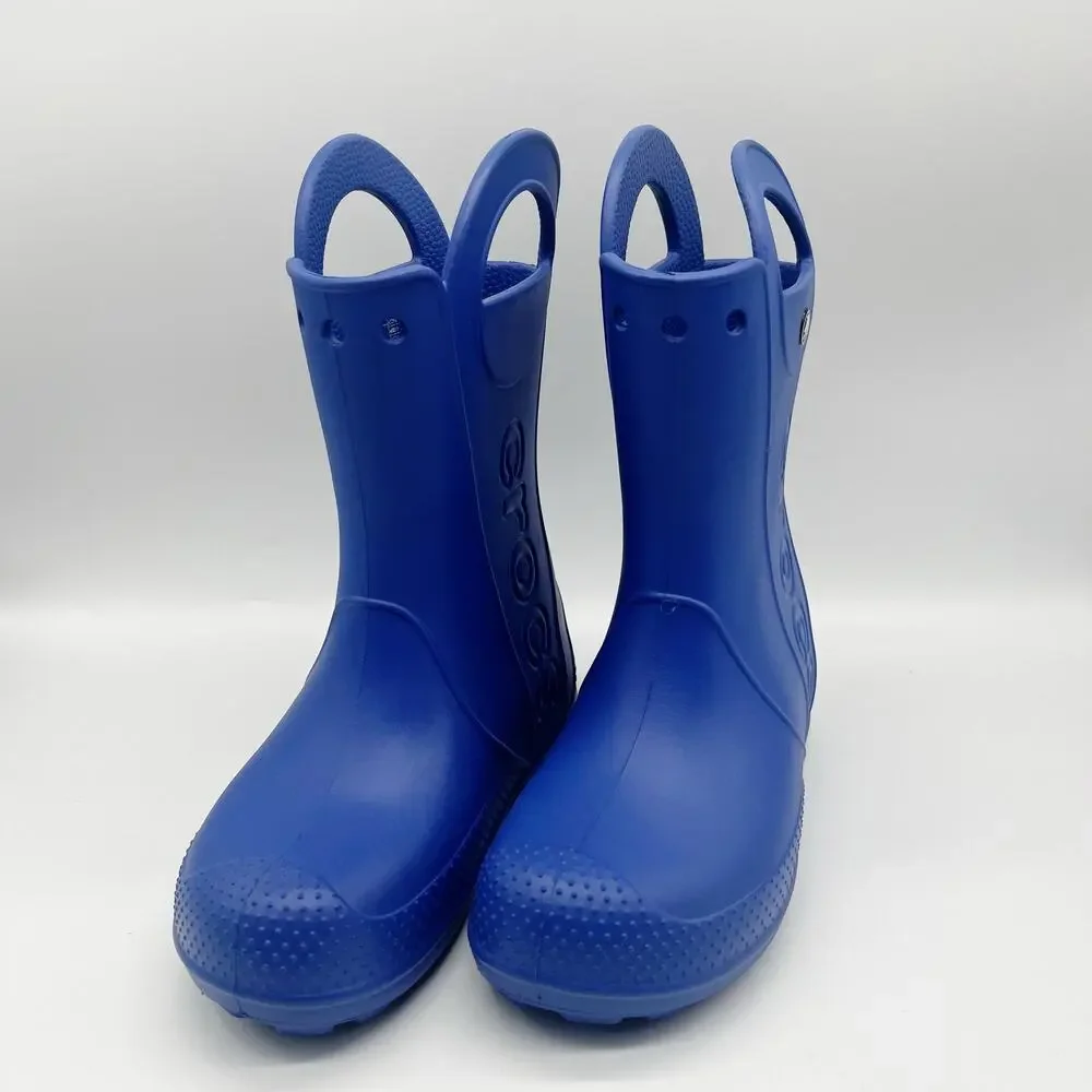 Crocs Handle it Rain Boots Blue Big Kids‎ J2